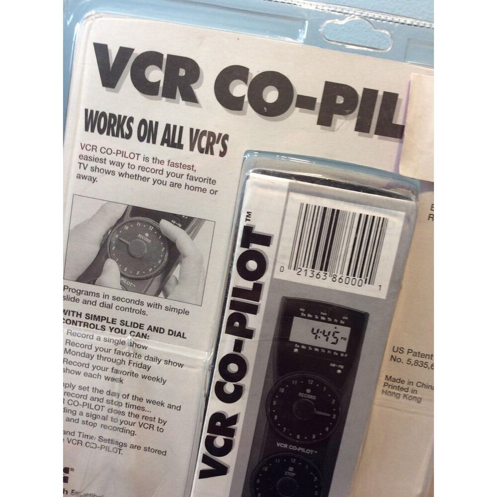 VTG VCR COPILOT Timer Remote Record Your Favorite TV Shows Free Shipping NEW - Picture 5 of 7